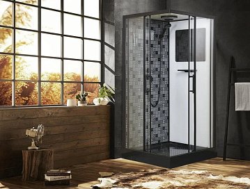 Душевая кабина Esbano Negro ESKBB100CKR