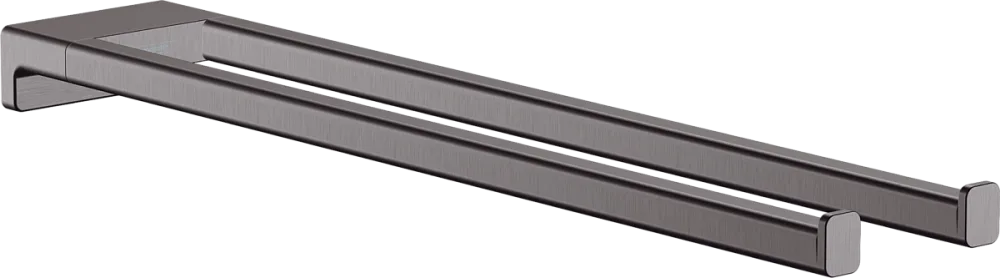 Полотенцедержатель Hansgrohe AddStoris 41770340 шлифованный черный хром Sancos — официальный сайт