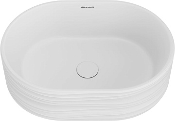 Накладная раковина KERAMA MARAZZI Sabbia 50 белая матовая