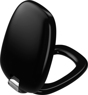 Крышка-сиденье VitrA Plural 126-483-009 с микролифтом, матовая черная