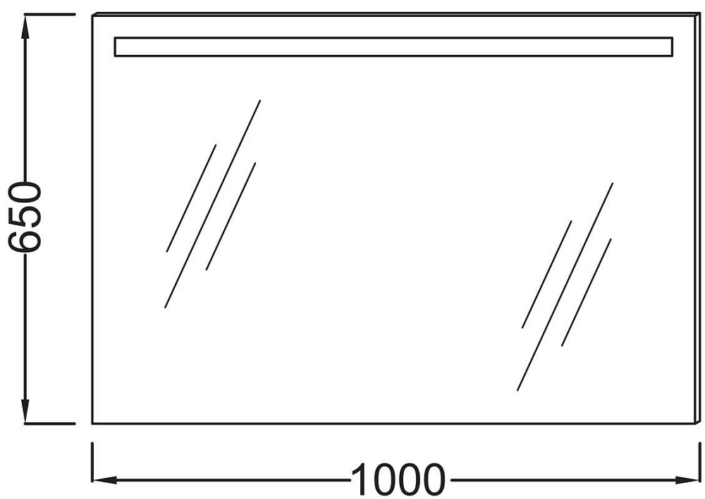 Зеркало Jacob Delafon Parallel EB1416-NF 100 100