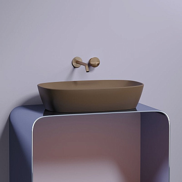 Накладная раковина Ceramicanova Element CN6049MDB темно-коричневая матовая