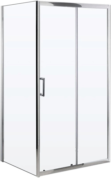 Душевой уголок BelBagno Uno 195 AH 1 100/80 C Cr профиль хром, стекло прозрачное