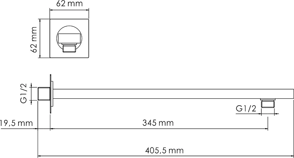 Душевой комплект Wasserkraft Naab A8651.090.118 С ВНУТРЕННЕЙ ЧАСТЬЮ, хром Sancos — официальный сайт