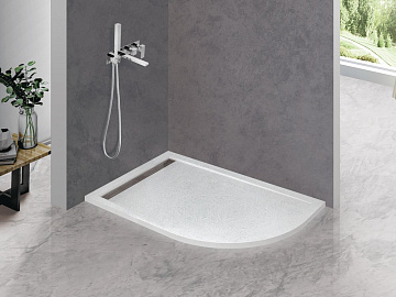 Поддон для душа Cezares TRAY-AS-RH-100/80-30-W-L 100x80 L, белый