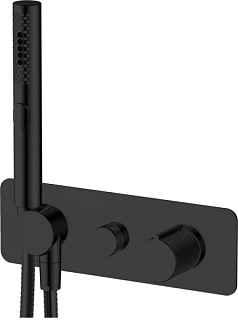 Встраиваемый смеситель для душа Allen Brau Liberty 5.33009-31 С ВНУТРЕННЕЙ ЧАСТЬЮ, матовый черный