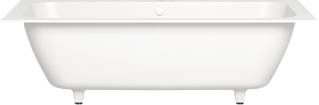 Ванна из искусственного камня Salini Orlanda Axis S-Sense 190x80 см, встраиваемая, матовая белая, на
