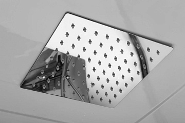 Душевая кабина DTO K402S 120х90, LED, профиль хром, стекло прозрачное