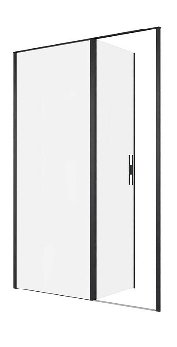 Душевая дверь в нишу Allen Brau Priority 3.31036.BBA 140 см, профиль черный браш, стекло прозрачное 