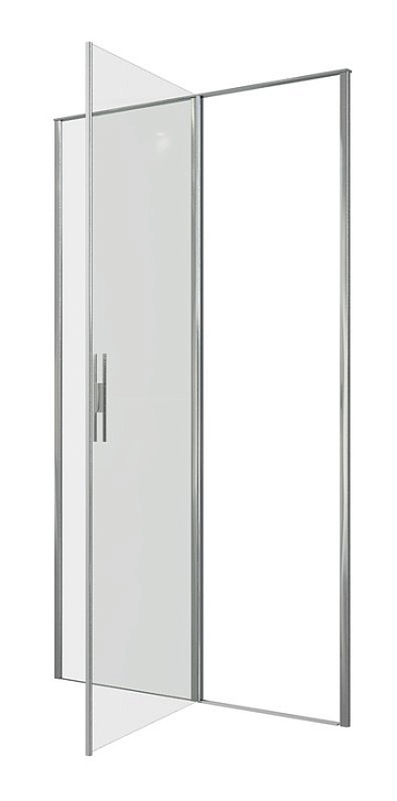 Душевая дверь в нишу Allen Brau Priority 3.31031.00 120 см, профиль хром, стекло прозрачное Optiwhit