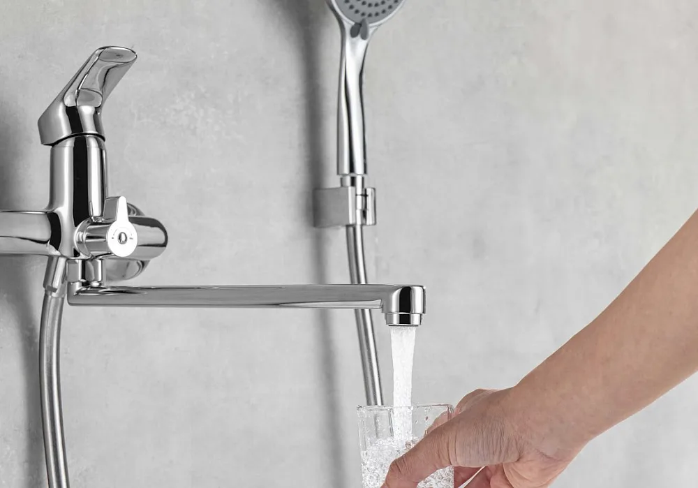 Смеситель для ванны с душем AQUATEK Вега AQ1042CR, хром Sancos — официальный сайт