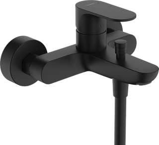 Смеситель для ванны с душем Hansgrohe Rebris S 72440670, черный матовый