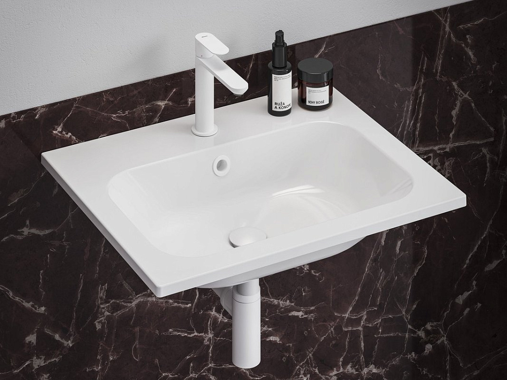 Смеситель для раковины Ravak Eleganta EL 012.11WV BeCool, белый вельвет