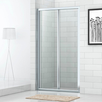 Душевая дверь в нишу Cezares Eco ECO-O-BS-90-C-Cr стекло прозрачное