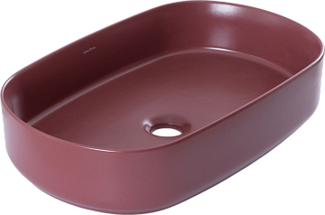 Накладная раковина Allen Brau Fantasy Oval 55x36, бордо