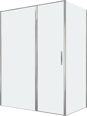 Душевой уголок Allen Brau Priority 160x90, профиль хром, стекло прозрачное