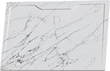 Поддон для душа RGW Stone Tray STE MW 100x90, белый мрамор