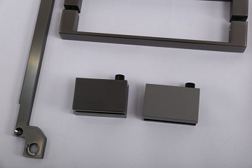 Душевой уголок Cezares Slider AH 2 80/90-90/100 BR GM профиль оружейная сталь, стекло бронза