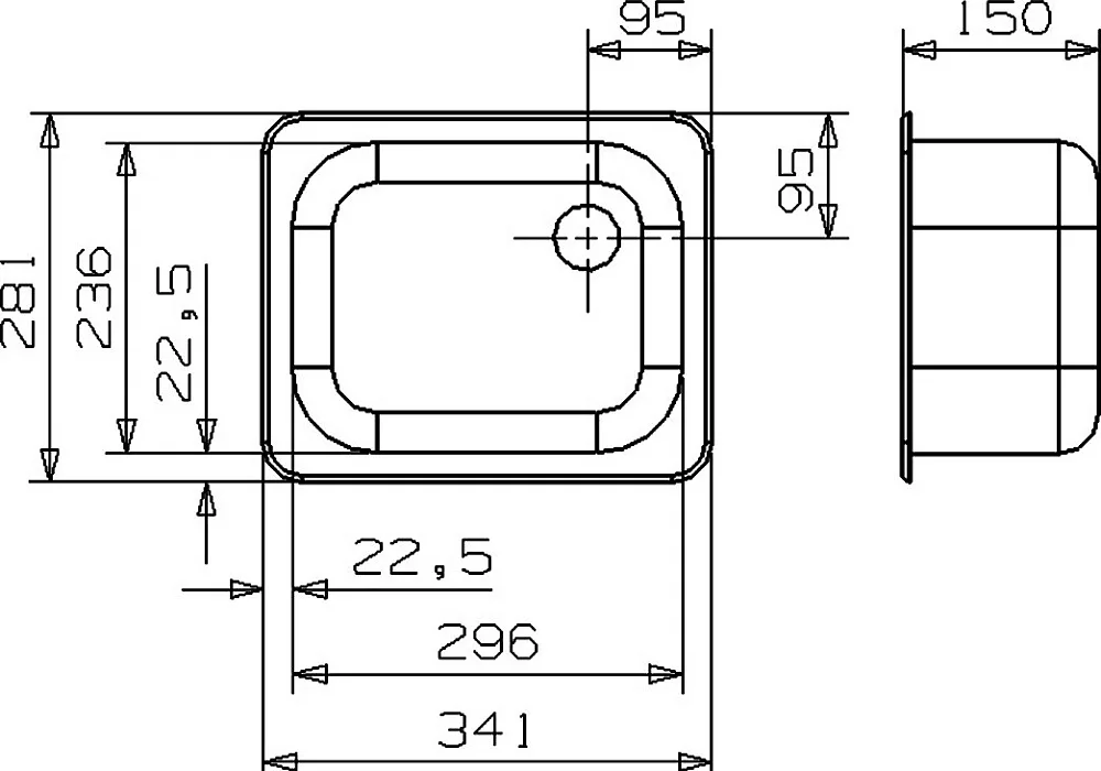 Мойка кухонная Reginox R18 2330 LUX OSK сталь Sancos — официальный сайт