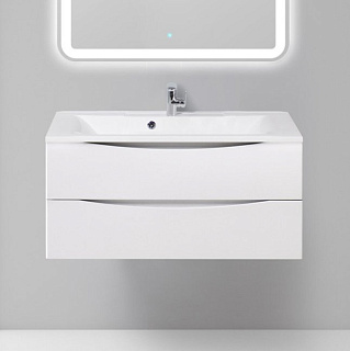 Тумба под раковину без столешницы BelBagno Marino 100 bianco opaco