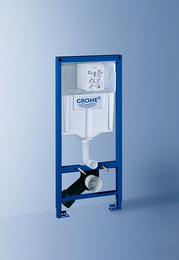 Система инсталляции для унитазов Grohe Rapid SL 38775001, 4 в 1 с кнопкой смыва