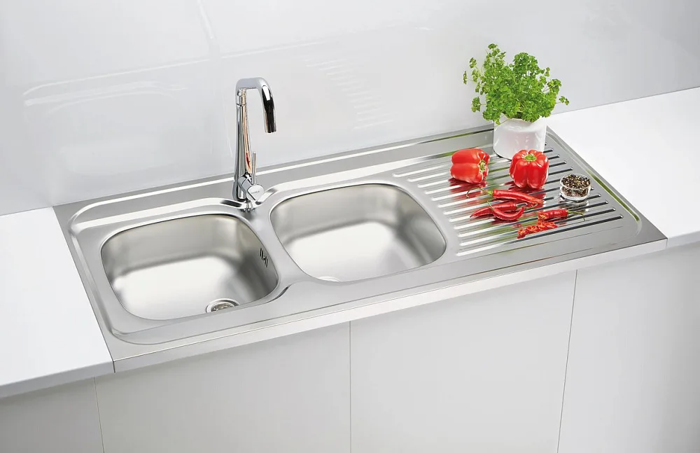 Мойка кухонная Alveus Classic 100 L Sancos — официальный сайт