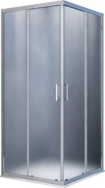 Душевой уголок Vincea Alpha VSS-3AL800MT 80x80, профиль хром, стекло текстурное