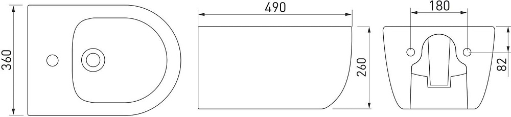 Биде подвесное Berges Ego 082017