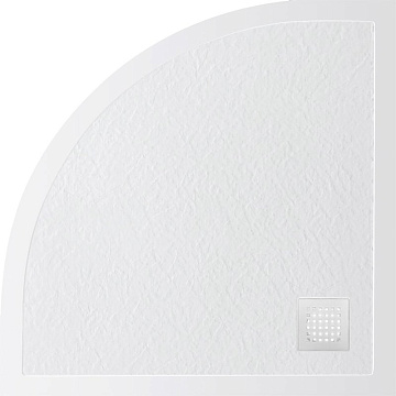 Поддон для душа BelBagno Uno TRAY-MR-UNO-R-90-550-35-W-BO 90х90, белый, с сифоном