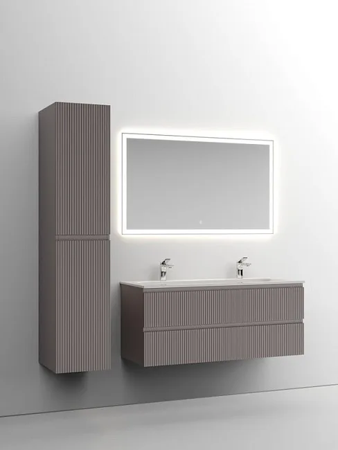 Тумба под раковину Sancos Snob T 120 подвесная Doha soft (пыльная роза), SNT120SM Sancos — Оригинал