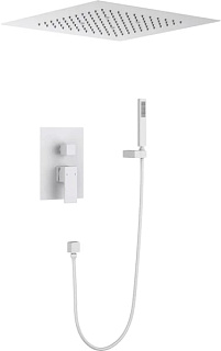 Душевой комплект Timo Selene SX-2029/16SM, С ВНУТРЕННЕЙ ЧАСТЬЮ, матовый белый