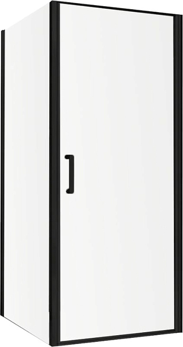 Душевой уголок Abber Sonnenstrand AG04080B-S70B 80x70, профиль черный, стекло прозрачное