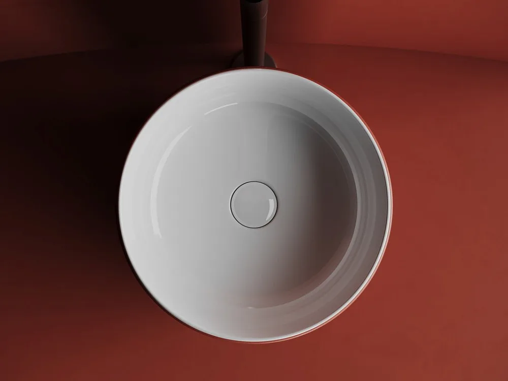 Накладная раковина Ceramicanova Element CN6073 белая глянцевая Sancos — официальный сайт