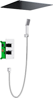 Душевой комплект Timo Petruma SX-5029/00SM, С ВНУТРЕННЕЙ ЧАСТЬЮ, с термостатом, хром