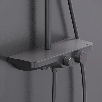Душевая стойка Damixa Apollo 947730300, черная матовая