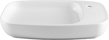 Накладная раковина Allen Brau Liberty 2 70х43 белая матовая