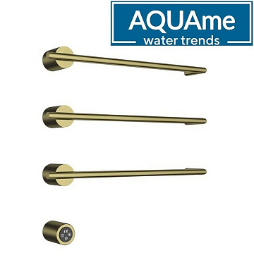 Полотенцесушитель электрический AQUAme встраиваемый c терморегуляторм AQM3143BG