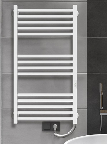 Полотенцесушитель электрический Indigo Attic LСLATCE100-50WMRt белый матовый