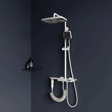 Душевая стойка RGW Shower Panels SP-35-W, белая