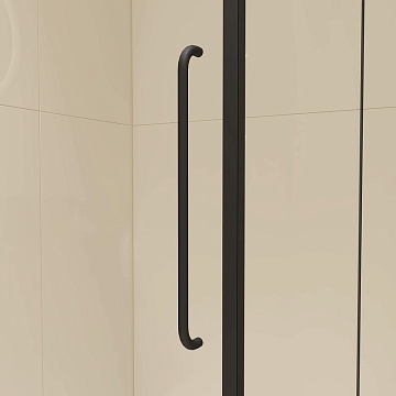Душевой уголок RGW Classic CL-046-B 90х80x185, профиль матовый черный, стекло прозрачное