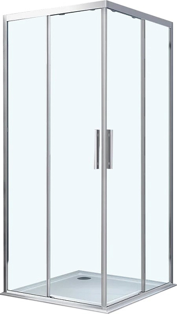 Душевой уголок Vincea Soft VSS-3SO100CL 100x100, профиль хром, стекло прозрачное