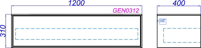 Тумба Aqwella 5 stars Genesis 120 миллениум серый Sancos — Оригинал