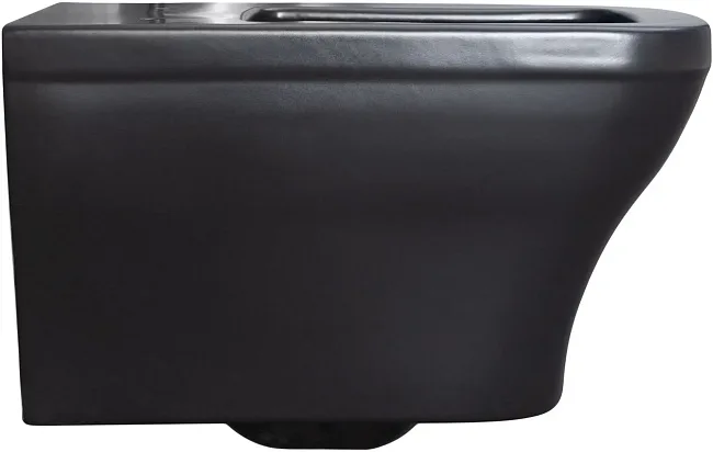 Чаша для унитаза подвесного Allen Brau Infinity 4.21011.31 безободковый, матовый черный Sancos — Оригинал
