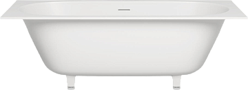 Ванна из искусственного камня Salini Ornella Axis Kit S-Sense 180x80 см, встраиваемая, матовая белая