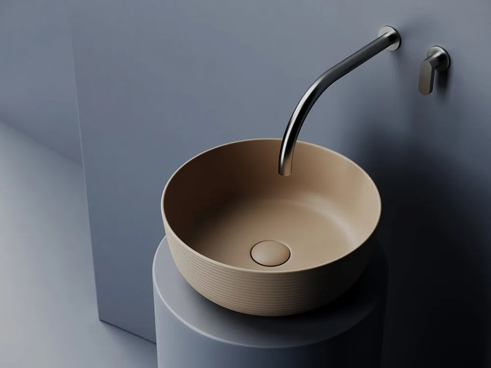 Накладная раковина Ceramicanova Element CN6073MC матовый капучино Sancos — официальный сайт
