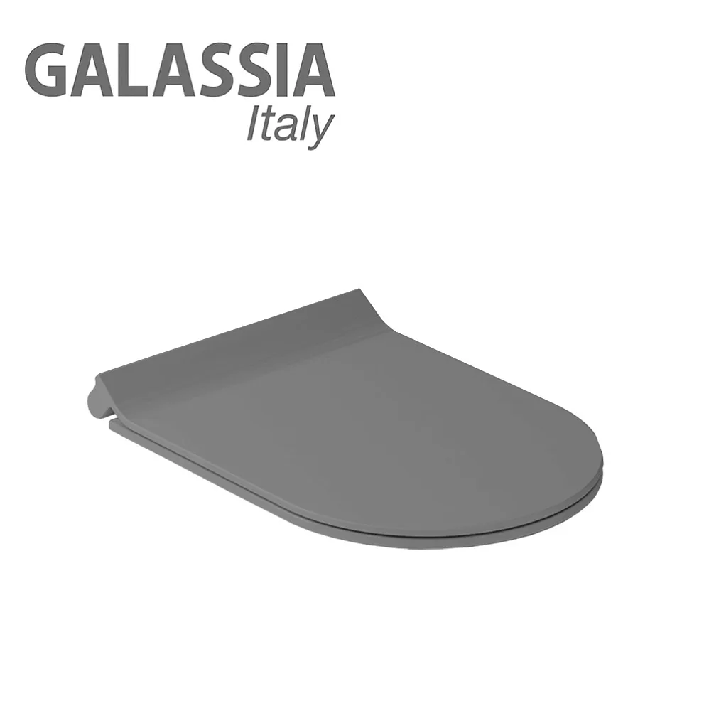 Крышка-сиденье Galassia Dream 7314GM с микролифтом, серая матовая Sancos — официальный сайт