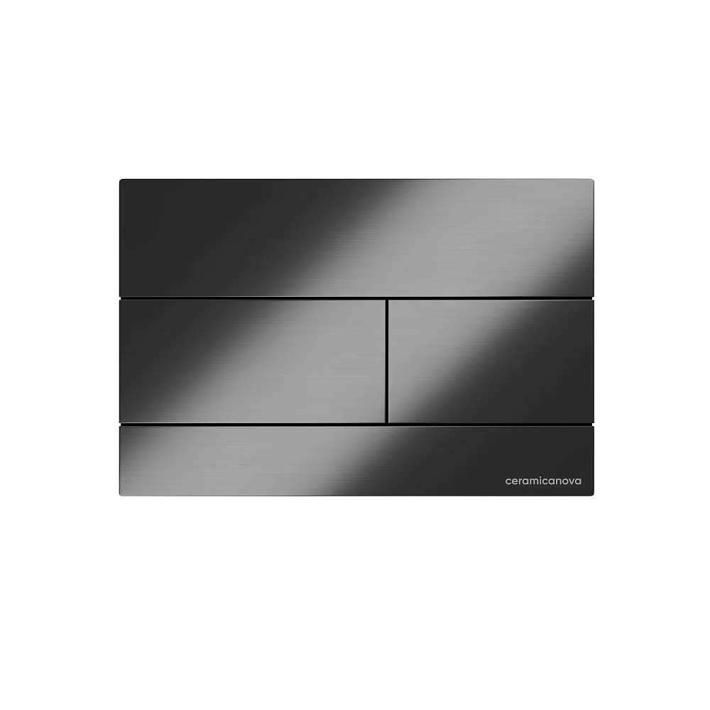 Кнопка смыва Ceramicanova Balance Rect CN12-004GG  вороненая сталь Sancos — официальный сайт