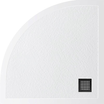 Поддон для душа BelBagno Uno TRAY-MR-UNO-R-80-550-35-W-NO 80х80, белый, с сифоном