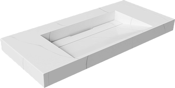 Раковина Armadi Art Flat Calacatta 100