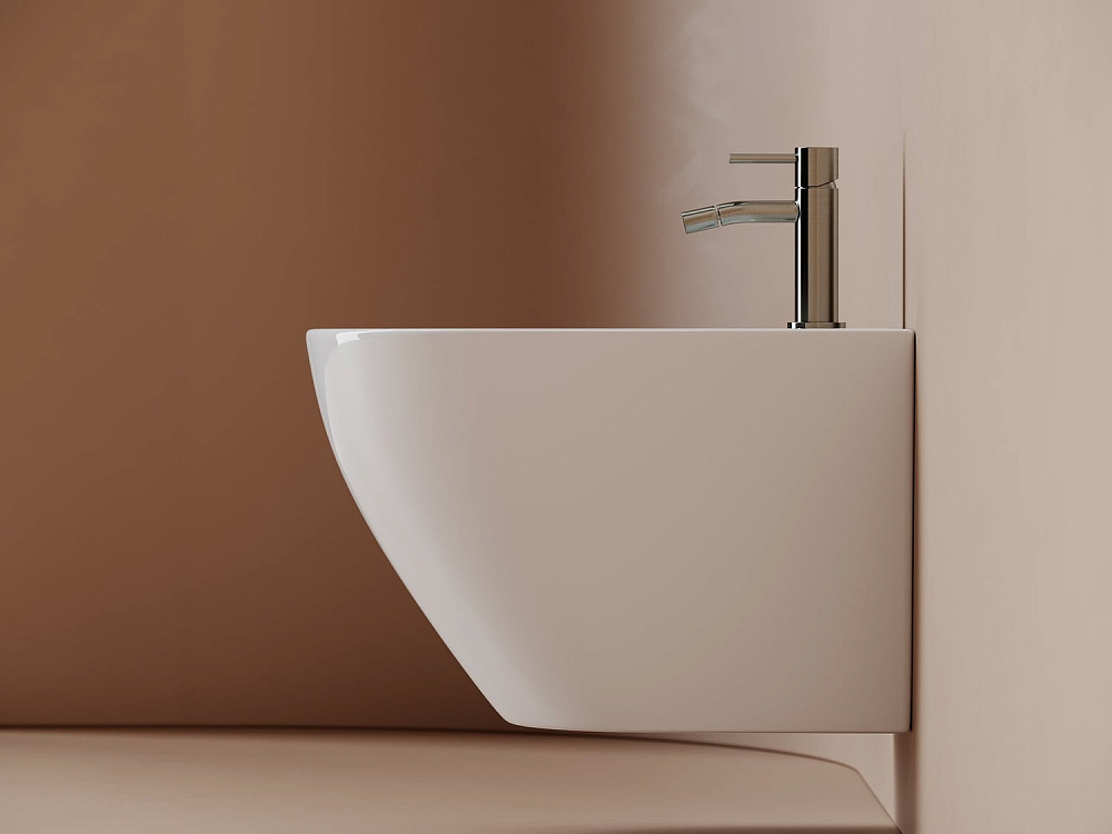 Биде подвесное Ceramicanova Alba CN11006 белый